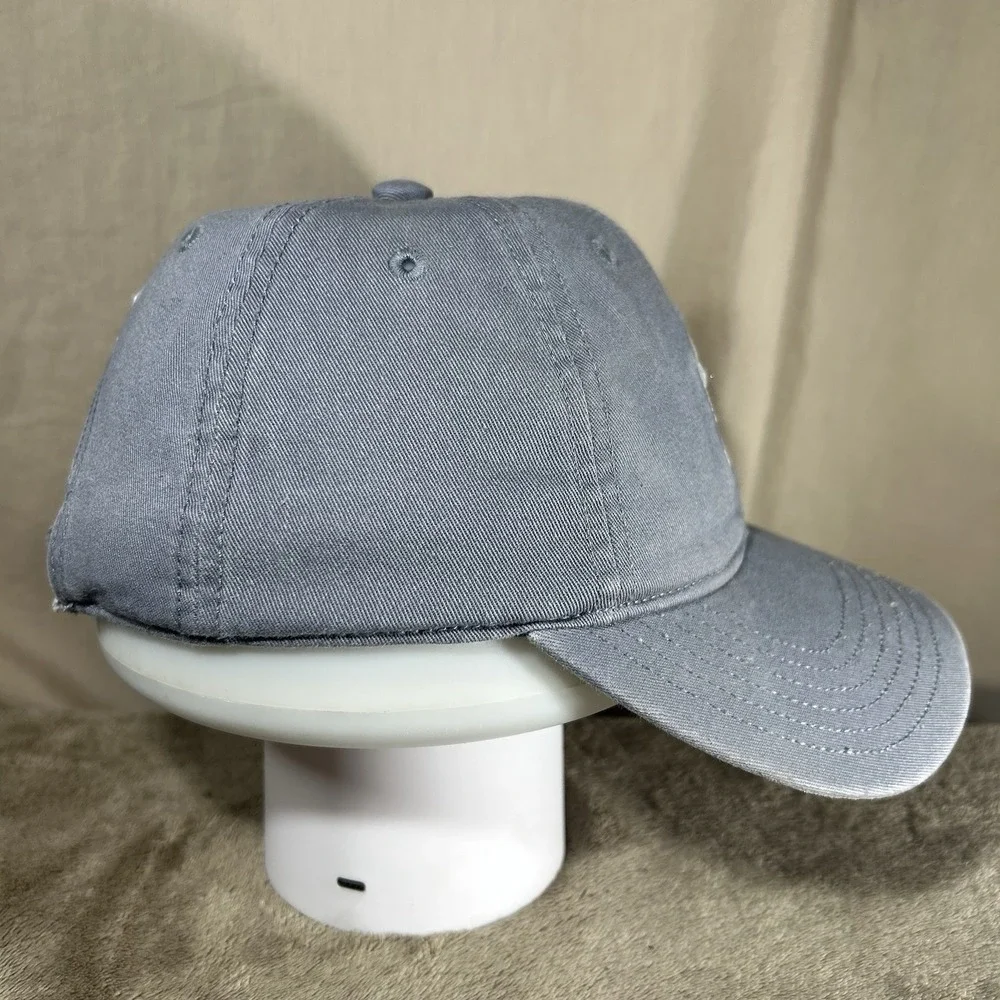 Adidas Originals Trefoil Relaxed Dad Hat Slate Grey Washed Strapback Cap